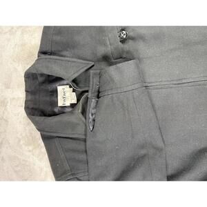 Rafael Jacket Women's 16 Black 100% Wool Full Zip